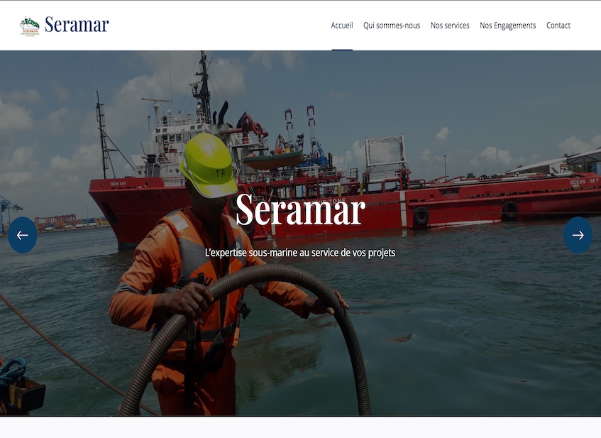 Site vitrine Seramar